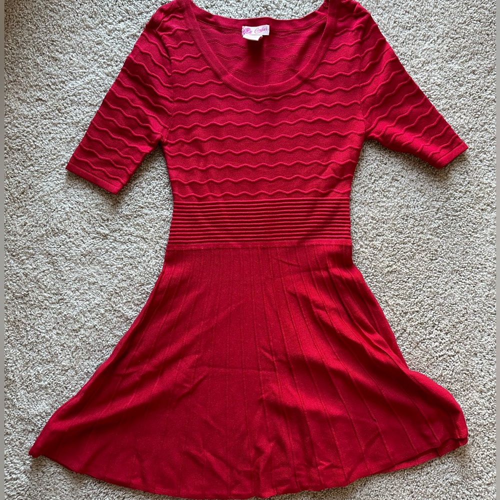 Women’s long sleeve Candie’s sweater dress size small